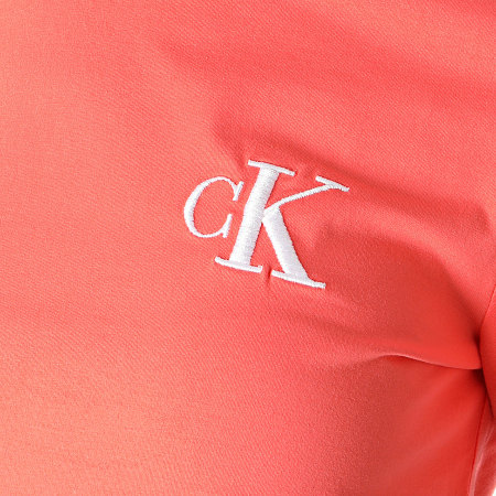 Calvin Klein - Tee Shirt CK Embroidery Tippin 4139 Orange Corail
