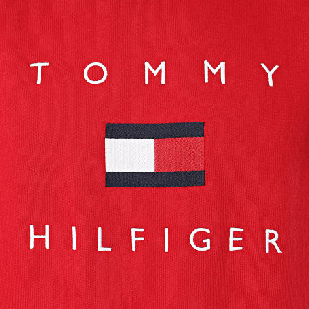 Tommy Hilfiger - Sweat Crewneck Tommy Flag 4204 Rouge