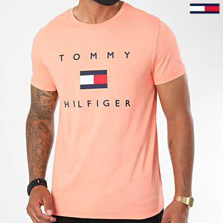 Tommy Hilfiger - Tee Shirt Tommy Flag 4313 Corail