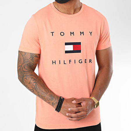Tommy Hilfiger - Tee Shirt Tommy Flag 4313 Corail