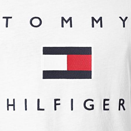 Tommy Hilfiger - Tee Shirt Tommy Flag 4313 Blanc
