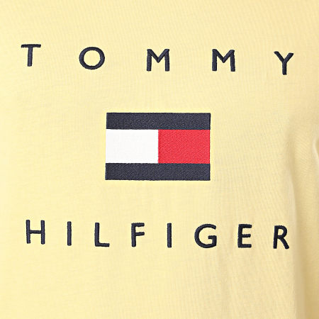 Tommy Hilfiger - Tee Shirt Tommy Flag 4313 Jaune