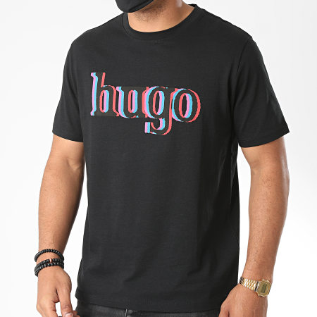 HUGO - Tee Shirt Dontrol 50432744 Noir
