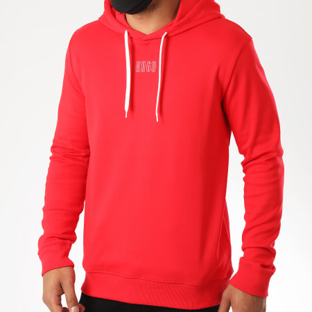 HUGO Sweat Capuche Dondy 203 50432328 Rouge LaBoutiqueOfficielle