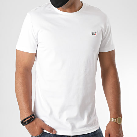 Superdry - Tee Shirt Collective M1010092A Blanc