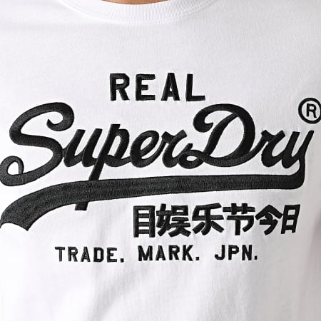 Superdry - Tee Shirt VL Mono Embroidery M1010303 Blanc