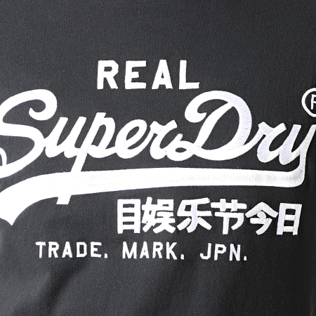 Superdry - Tee Shirt VL Mono Embroidery M1010303A Noir