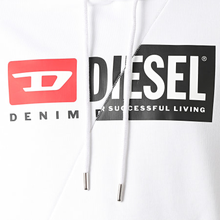 Diesel - Sweat Capuche Girk Cuty A00339-0IAJH Blanc