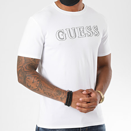 Guess - Tee Shirt M0YI94 Blanc