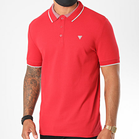Guess - Polo Manches Courtes M0YP60 Rouge