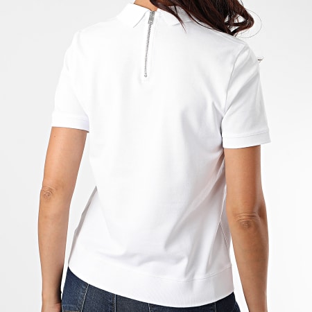 Tommy Hilfiger - Polo Manches Courtes Femme Essential 6702 Blanc