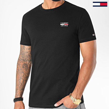 Tommy Jeans - Tee Shirt Chest Logo 7472 Noir