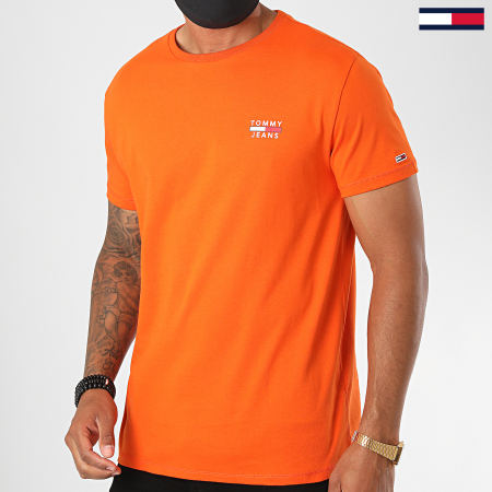 Tommy Jeans - Tee Shirt Chest Logo 7472 Orange
