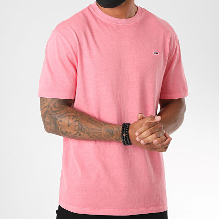Tommy Jeans - Tee Shirt Sunfaded 8332 Rose