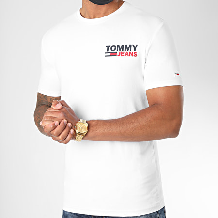Tommy Jeans - Tee Shirt Stretch 8702 Blanc