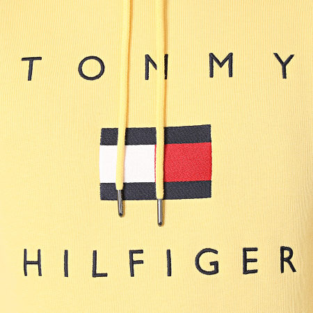 Tommy Hilfiger - Sweat Capuche Tommy Flag 4203 Jaune