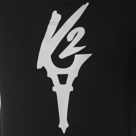 Da Uzi - Sweat Capuche Logo Reflective Noir