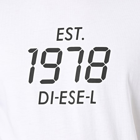 Diesel - Tee Shirt Diegos A00297-0HAYU Blanc