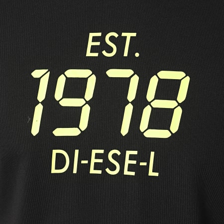 Diesel - Tee Shirt Diegos A00297-0HAYU Noir Vert