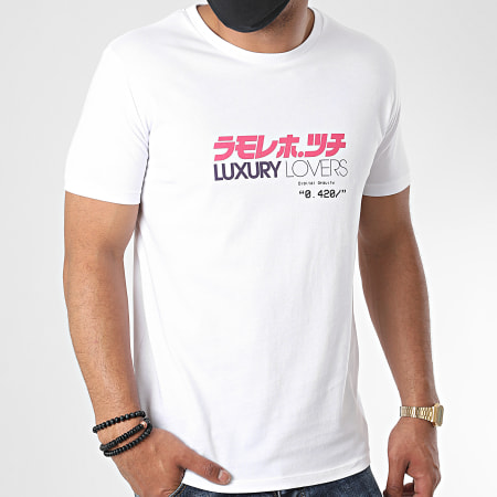 Luxury Lovers - Camiseta Palm Miami Blanca