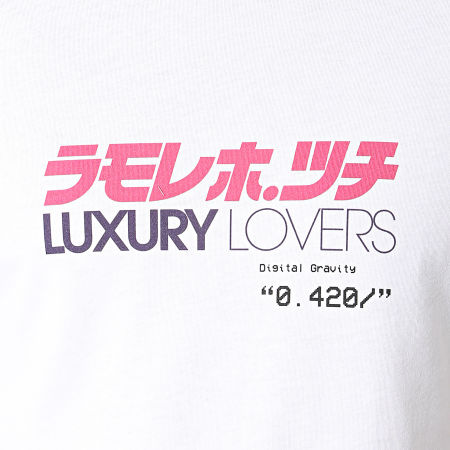 Luxury Lovers - Maglietta Palm Miami Bianco