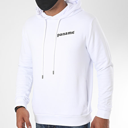 Luxury Lovers - Sweat Capuche Paname Back Blanc