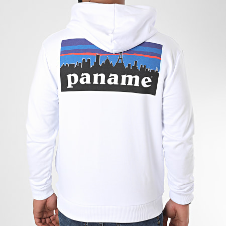 Luxury Lovers - Sweat Capuche Paname Back Blanc