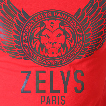 Zelys Paris - Tee Shirt Réfléchissant Iridescent Ngels Rouge
