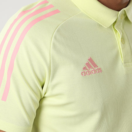 Adidas Sportswear - Polo Manches Courtes A Bandes Arsenal FC FM6153 Jaune