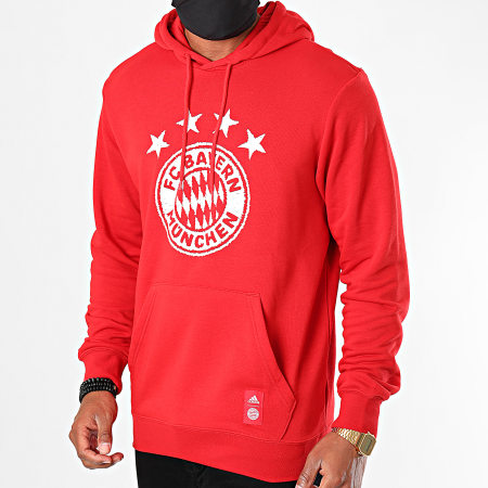 Adidas Sportswear - Sweat Capuche FC Bayern München FR3965 Rouge