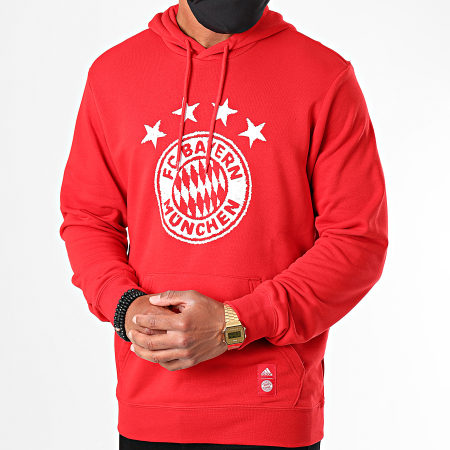 Adidas Sportswear - Sweat Capuche FC Bayern München FR3965 Rouge