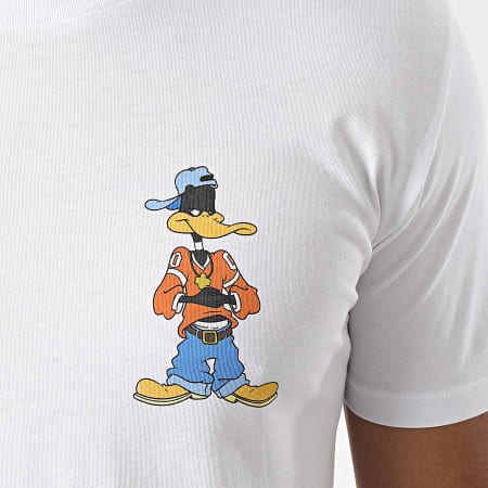 Classic Series - Typo Daffy Back Tee Shirt Bianco