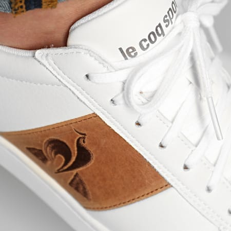 Le Coq Sportif - Baskets CourtClassic 2010784 Optical White Brown