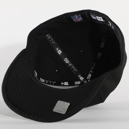 New Era - Casquette Fitted 59Fifty Leather Pin 60068526 Las Vegas Raiders Noir