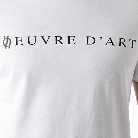 Oeuvre d'Art - Tee Shirt Logo Blanc