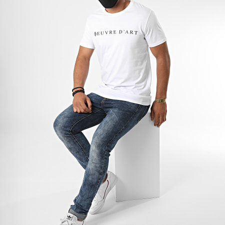Oeuvre d'Art - Tee Shirt Logo Blanc