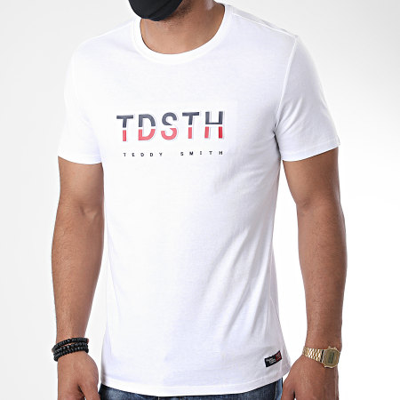 Teddy Smith - Tee Shirt Enva Blanc