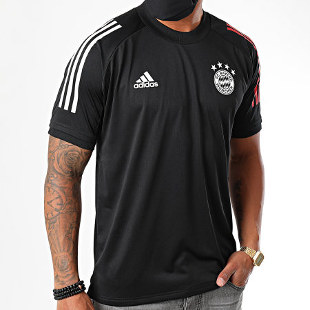 Adidas Sportswear - Tee Shirt De Sport A Bandes FC Bayern München FR5367 Noir