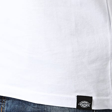 Dickies - Tee Shirt Manches Longues Youngsville Blanc Bordeaux