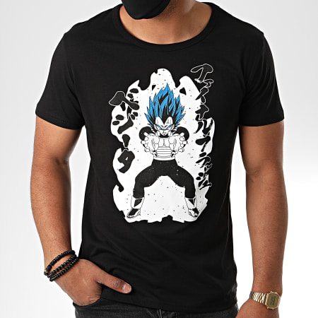 Dragon Ball Z - Tee Shirt Vegeta Royal Blue 587 Noir