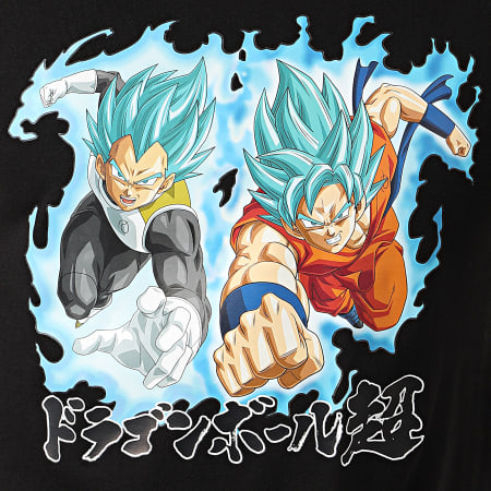 Dragon Ball Z - Tee Shirt Goku Et Vegeta Noir
