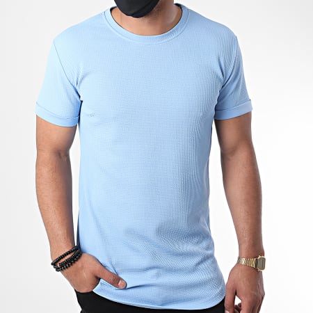 Frilivin - Tee Shirt Oversize 5423 Bleu Clair