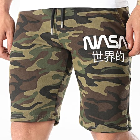 NASA - Short Jogging Japan Camo Vert Kaki