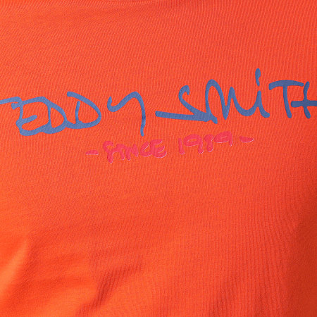 Teddy Smith - Tee Shirt Ticlass Basic Orange