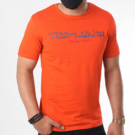 Teddy Smith - Tee Shirt Ticlass Basic Orange