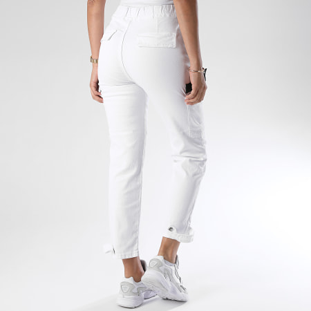 Girls Outfit - Pantalon Cargo Femme DZ552 Blanc