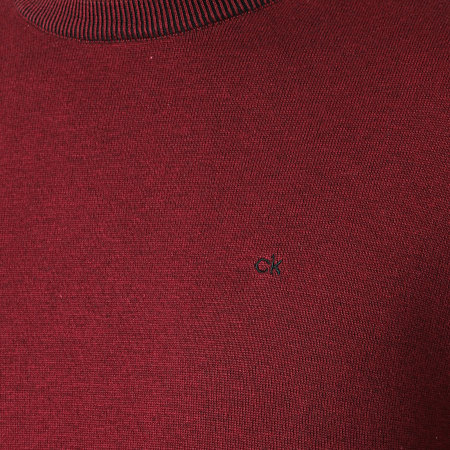 Calvin Klein - Pull Cotton Silk 4920 Bordeaux