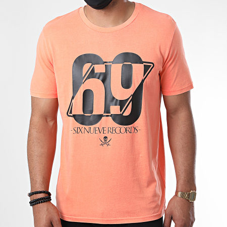 L'Allemand - Tee Shirt 69 Orange Fluo