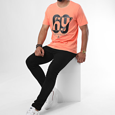 L'Allemand - Tee Shirt 69 Orange Fluo
