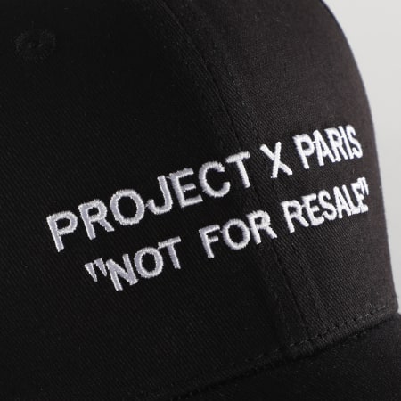 Project X Paris - Casquette Not For Resale Noir